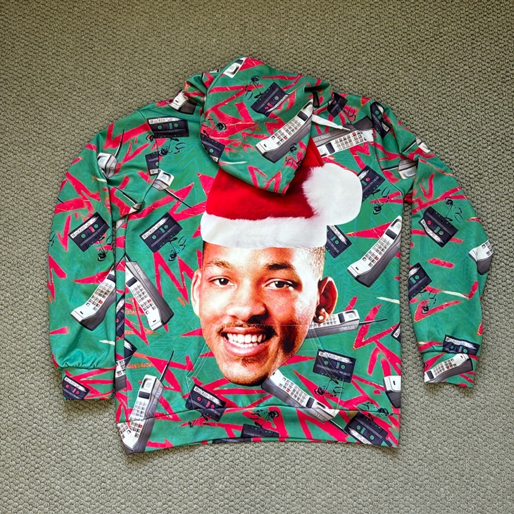 Fresh Prince of Belair Christmas Hooded Sweatshirt